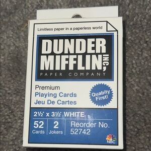 NEW - the office.Dunder Mifflin Premium Playing Cards